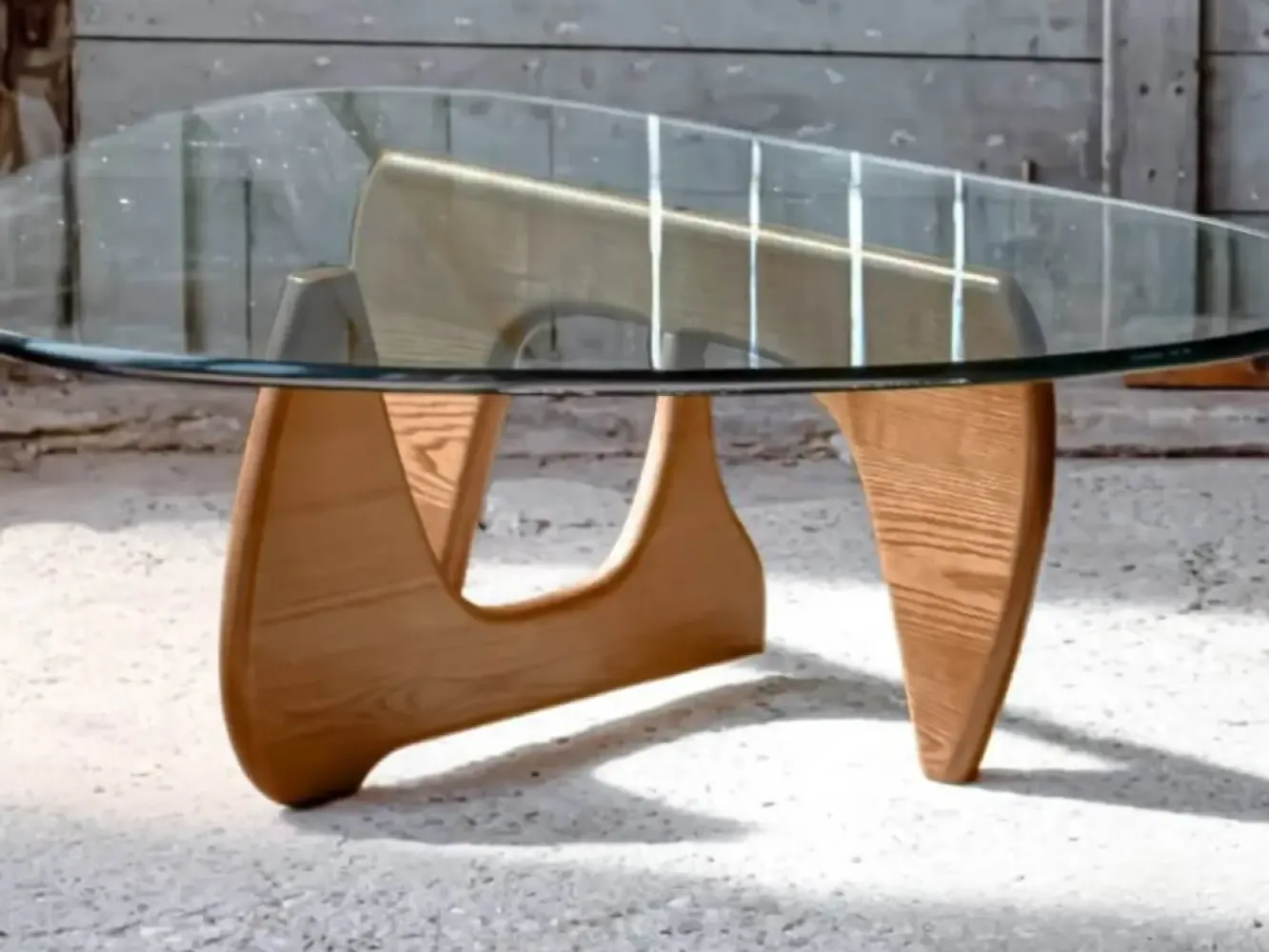 Noguchi Salontafel Essen Detail foto walnoot Pand OKO