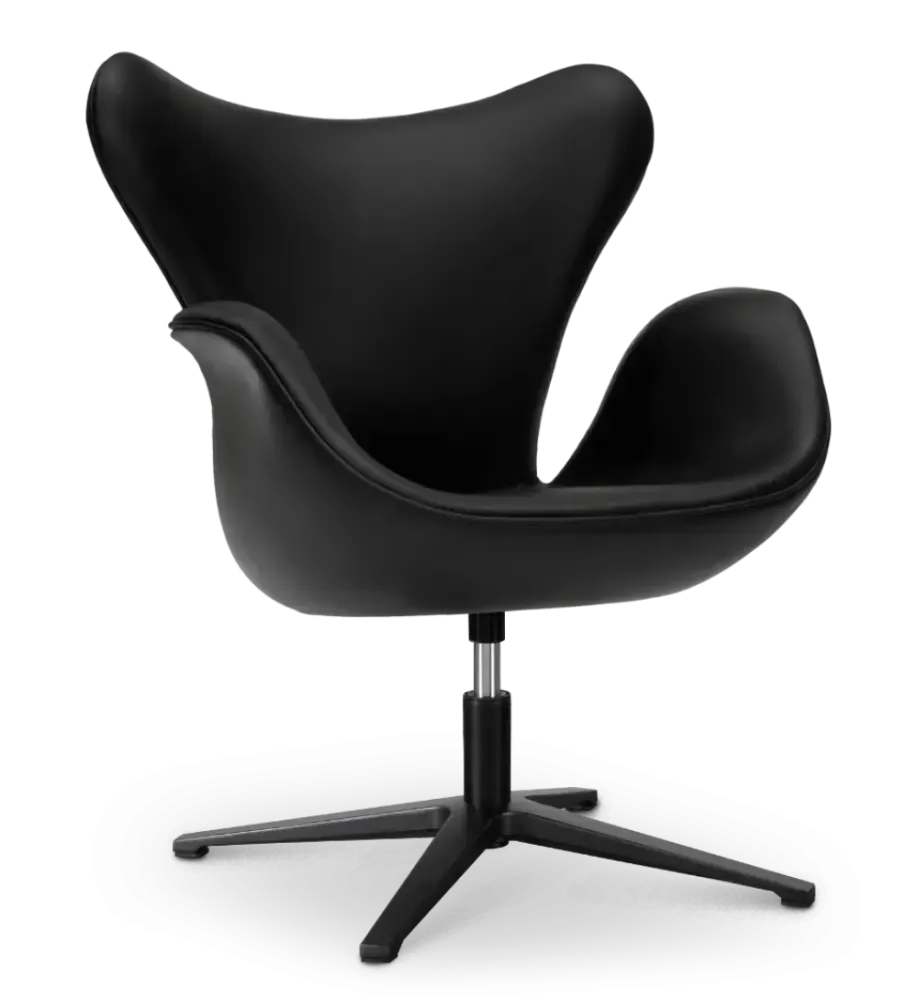 specificaties sean chair zwart leer zwart