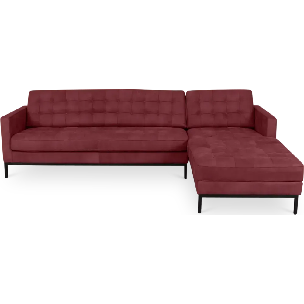specificaties Italo hoek links rood velvet     