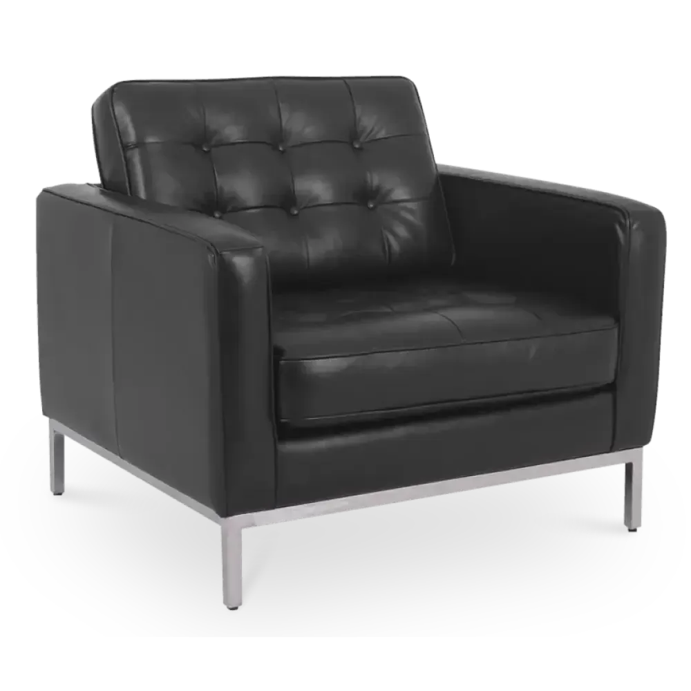 specificaties Italo chair zwart leer