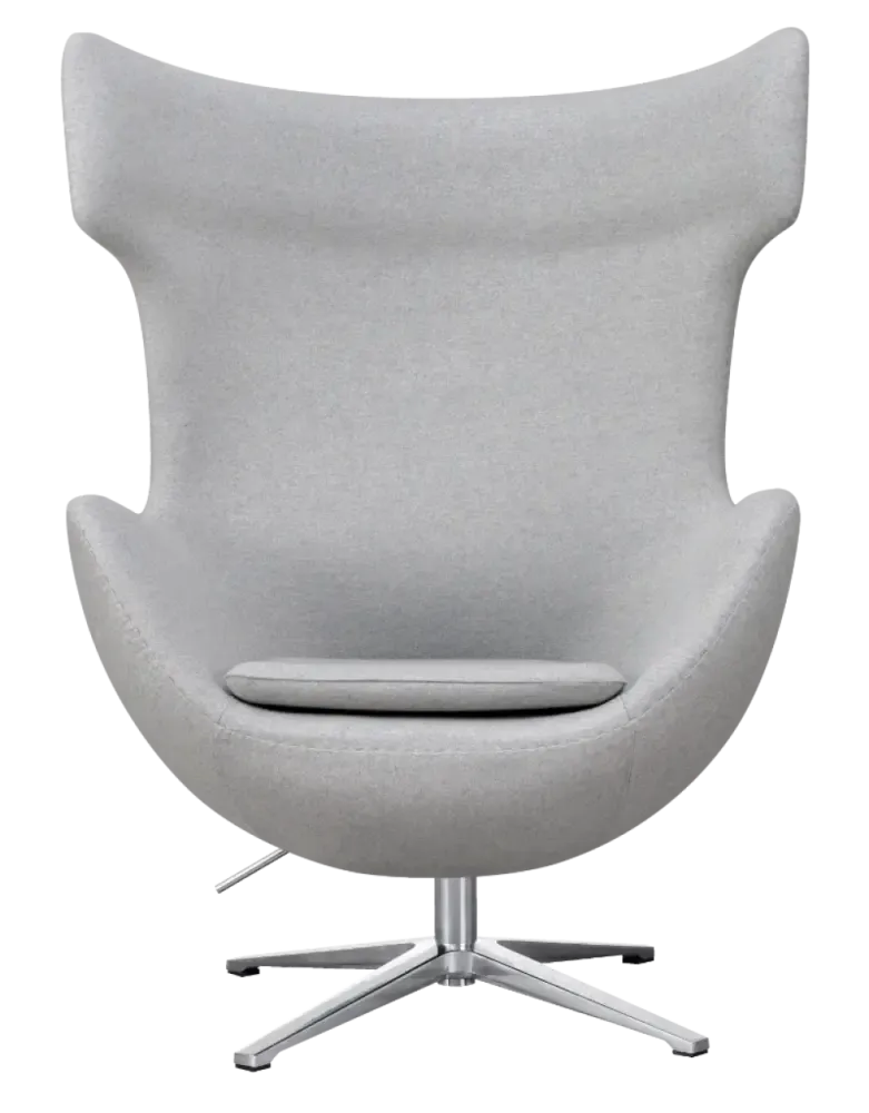 Flegg Chair Licht Grijs Kasjmier