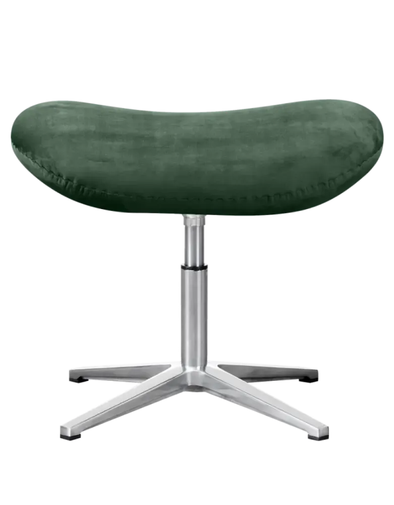 Flegg Ottoman / Hocker Forrest Green Velvet