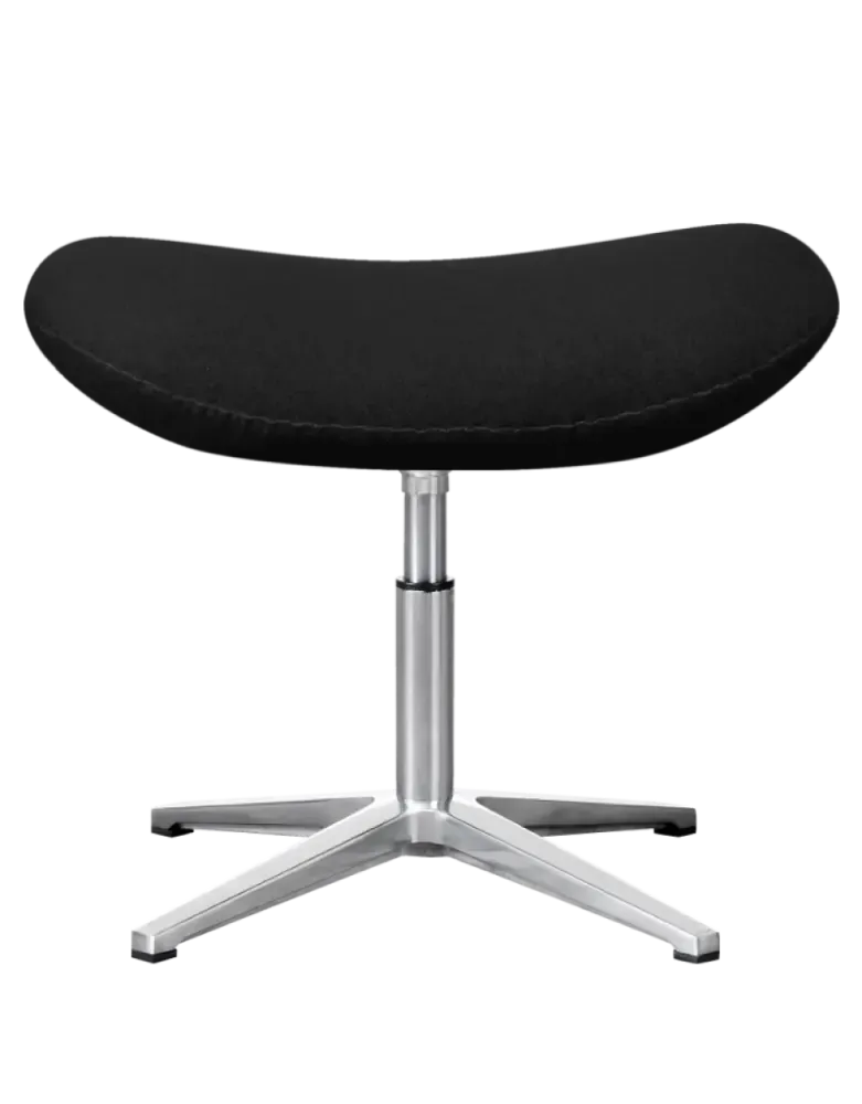 Flegg Ottoman / Hocker Zwart Kasjmier