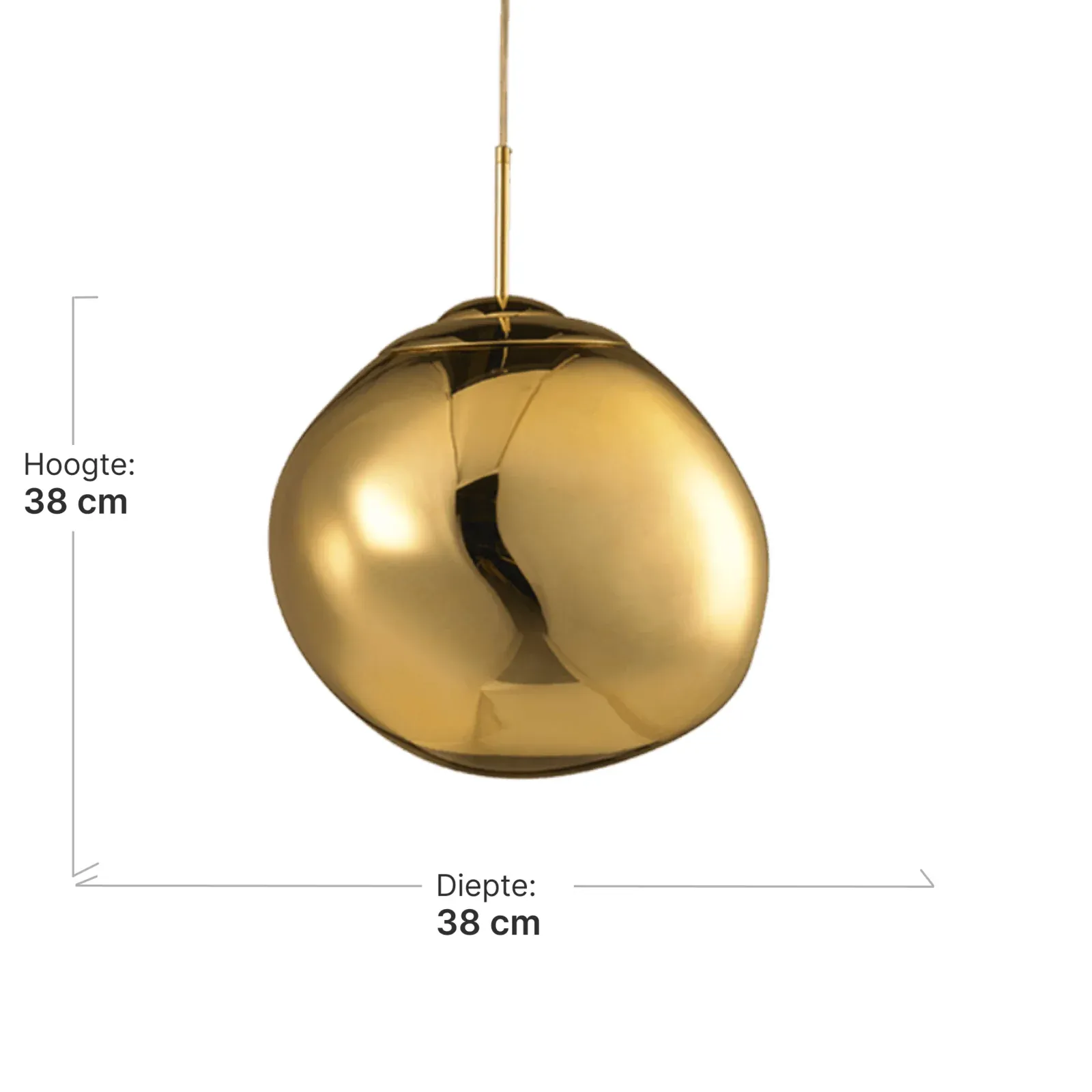 Hanglamp Blobby | Goud