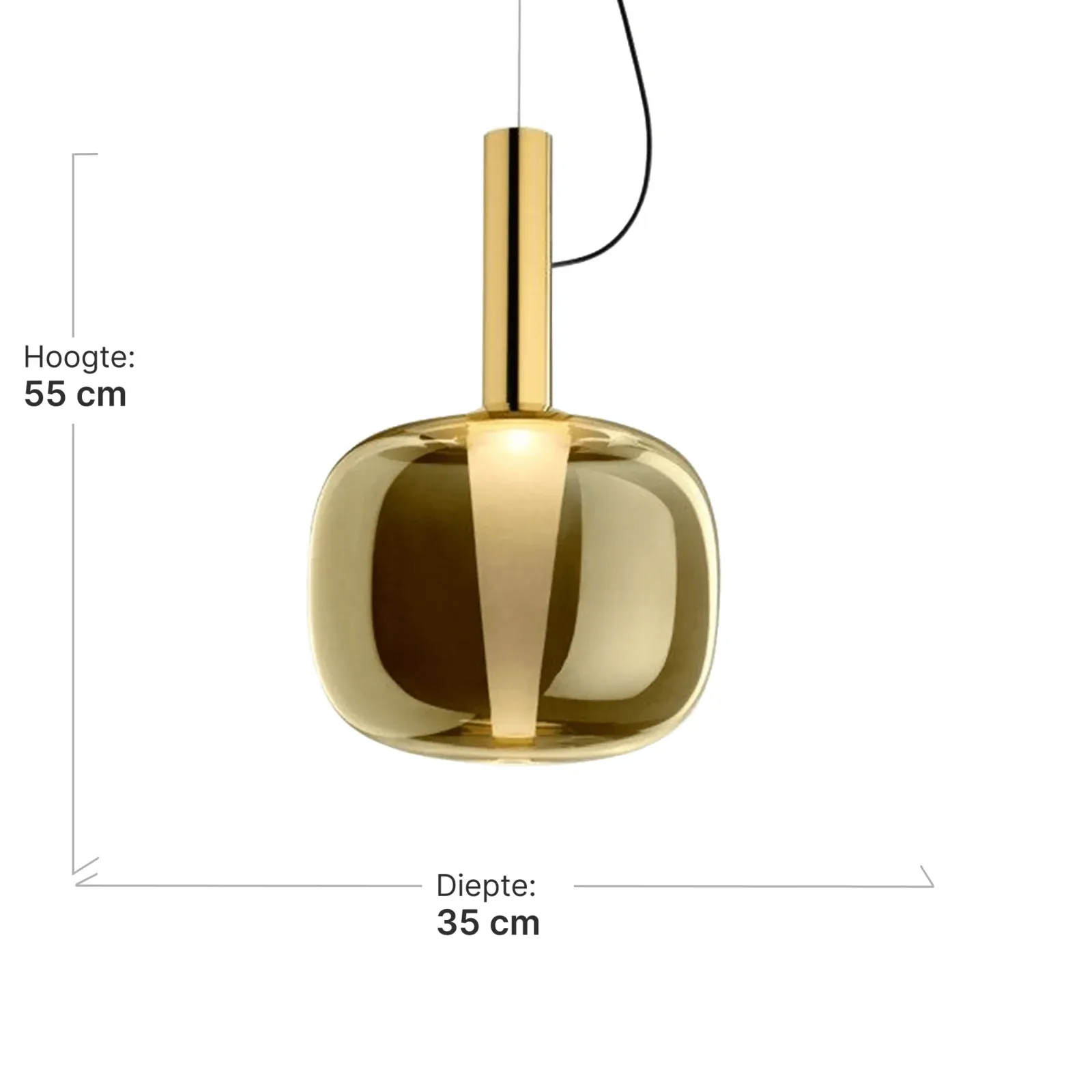 Hanglamp Gold | Goud