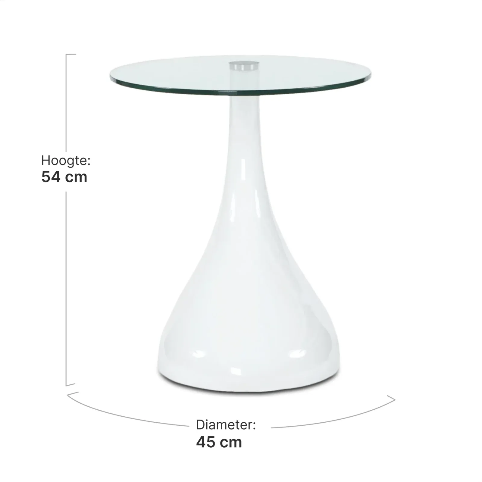 Nuvigro Bijzettafel Wit