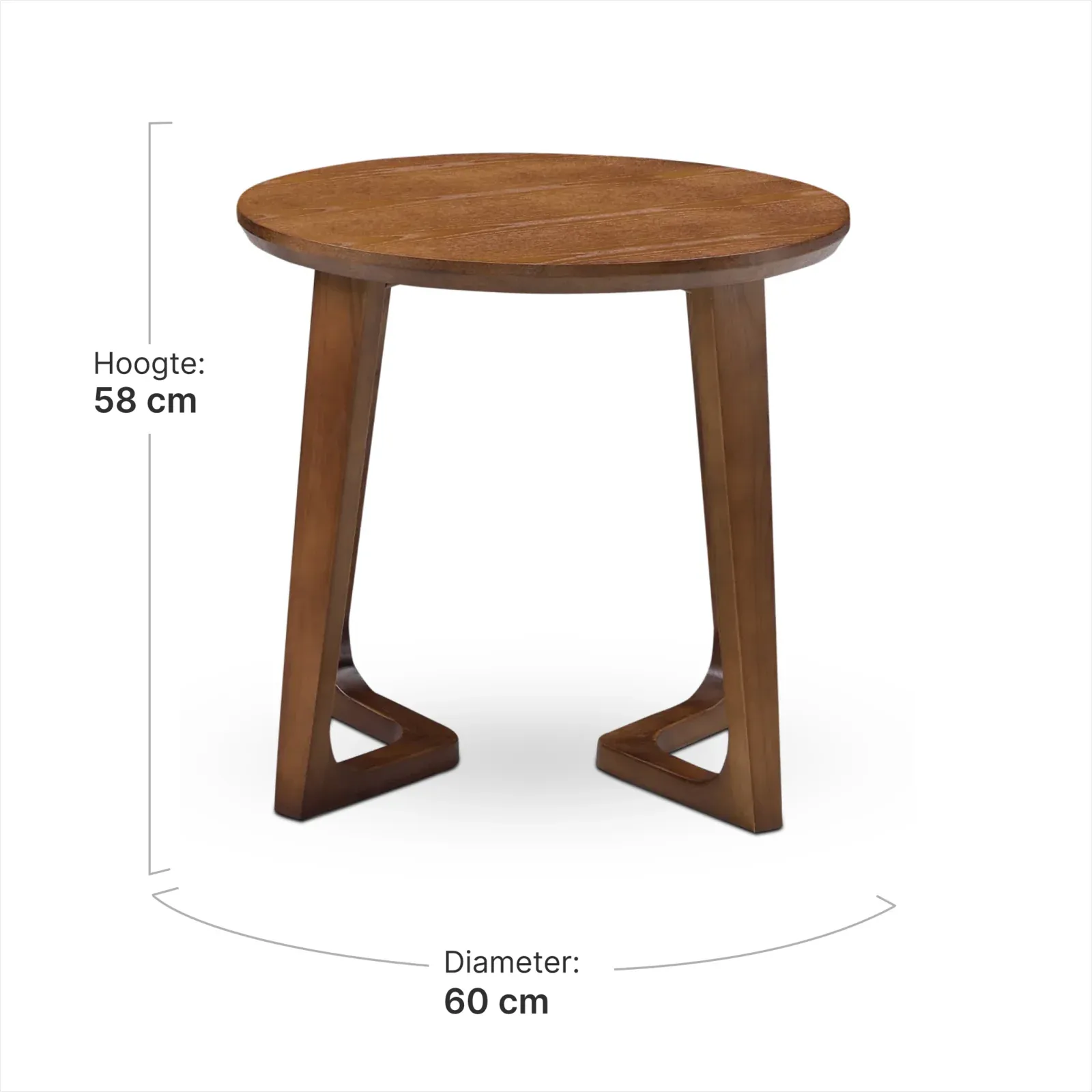 Bijzettafel Jensen Walnoot (OUD MODEL)