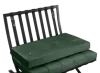 Barcelona Chair Groen Velvet | Zwart Frame