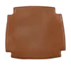 Seatdot / Kussentje voor Wishbone stoelen | PU Leer | Cognac/Bruin