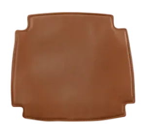 Seatdot / Kussentje voor Wishbone stoelen | PU Leer | Cognac/Bruin