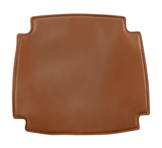 Seatdot / Kussentje voor Wishbone stoelen | PU Leer | Cognac/Bruin Seatdot / Kussentje voor Wishbone stoelen | PU Leer | Cognac/Bruin