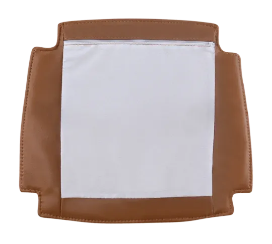 Seatdot / Kussentje voor Wishbone stoelen | PU Leer | Cognac/Bruin Seatdot / Kussentje voor Wishbone stoelen | PU Leer | Cognac/Bruin