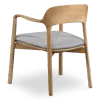 Kennedy Eetkamerstoel | Naturel Essen | Grijs Boucle