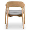 Kennedy Eetkamerstoel | Naturel Essen | Grijs Boucle