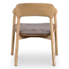 Kennedy Eetkamerstoel | Naturel Essen | Grijs Bruin Chenille
