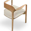 Kennedy Eetkamerstoel | Naturel Essen | Offwhite Zitting