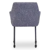 Eetkamerstoel Met Wieltjes Till | Blauw