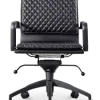 Diamond Softpad Bureaustoel Zwart | Lage Rug