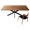 Cavel Rechthoekige Notenhouten Tafel