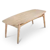 Eettafel Japandi Deens Ovaal Eiken