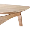 Eettafel Japandi Deens Ovaal Eiken