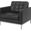 Italo Chair Zwart Leer