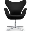 Sean Chair Zwart Kasjmier