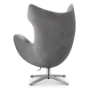 Flag Chair Zilver Grijs Velvet