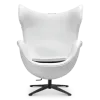 Flag Chair Wit Leer