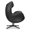 Flag Chair Zwart Leer