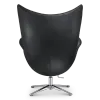 Flag Chair Zwart Leer