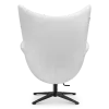 Flag Chair Wit Leer