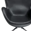 Flag Chair Zwart Leer