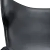 Flag Chair Zwart Leer