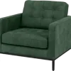 Florence Knoll Hoekbank Kings Blue Velvet (Hoek Links)