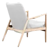 Cavel Flyder Scandinavische Lounge Chair Teddy Wit Essen