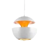 Hanglamp Peach | Mat Wit / Goud