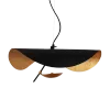 Hanglamp Gulf | Mat Zwart / Goud