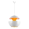 Hanglamp Peach | Mat Wit / Goud
