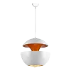 Hanglamp Peach | Mat Wit / Goud