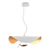 Hanglamp Gulf | Mat Wit / Goud