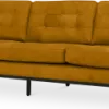 Italo Drie Zits Okergold Velvet