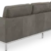 Italo Drie Zits Elegant Silver Grey Velvet