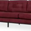 Italo Drie Zits Bordeaux Red Velvet