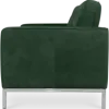 Italo Drie Zits Forest Green Velvet