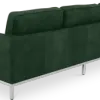 Italo Drie Zits Forest Green Velvet
