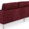 Italo Drie Zits Bordeaux Red Velvet