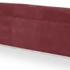 Florence Knoll Hoekbank Bordeaux Red Velvet (Hoek Links)