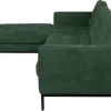 Italo Hoekbank Forest Green Velvet (Hoek Rechts)