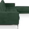 Italo Hoekbank Forest Green Velvet (Hoek Links)